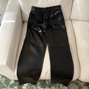 Madewell Black Wide-Leg Pants